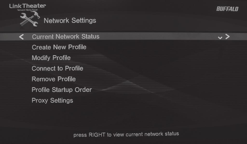 Network Settings contains settings that affect your