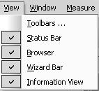 View Menu Chapt. 3 3.2.5 Copy to Image File Definition The command Copy To Image File allows to store the current OPUS view as image file, with the following formats being available: *.bmp (Bitmap) *.
