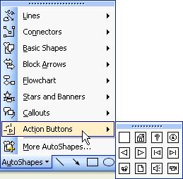 Figure 9-15 The Action Settings dialog box. Figure 9-14 Figure 9-16 A Home button added to a slide.