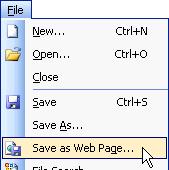 244 Microsoft PowerPoint 2003 Lesson 9-8: Saving a Presentation as a Web Page Figure 9-17 Specify how you want to save your Web Page in the Publish as Web Page dialog box.