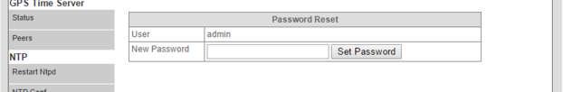 3.4.2 Password modification This page allows