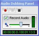 Chapter 11: Dubbing Audio in a Recording Tip: Play back the part of the recording for which you dubbed audio to check the audio quality and volume.
