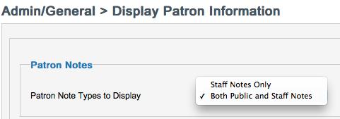 This feature can be activated in Service Configuration in the WMS CIRC > Admin/General > Display Patron Information section.