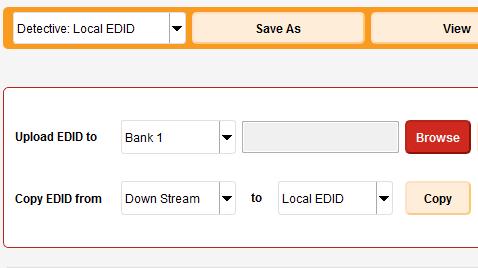 Click the Manage EDID tab. 3.
