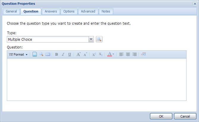 ADDING A QUESTION MANUALLY In addition to the wizard, QuestBase allows you to add questions manually, in a quicker way.
