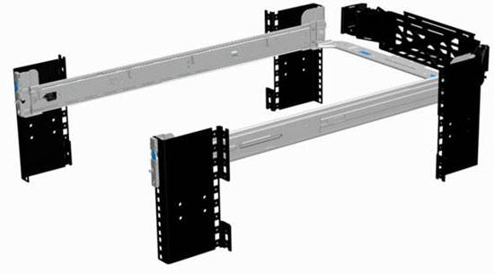 9 Rack rails The rail offerings for the R740 and R740xd consist of two general types: sliding and static Sliding rails features summary The sliding rails (two varieties are offered) allow the system