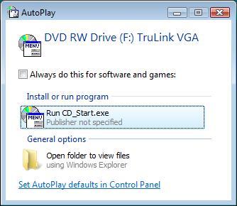 Wireless VGA Software Installation IMPORTANT NOTE: If installing on Windows XP, Service Pack 2 (SP2) is required.