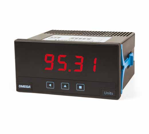 8 DN Multisignal Panel Meter Economical Panel Meter for Process, Temperature and Electrical Measurement DP20 TM DP20 meter shown smaller than actual size.