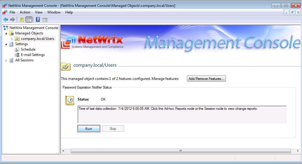 5. DATA COLLECTION, NOTIFICATIONS AND REPORTS This chapter provides instructions on how to perform data collection and generate reports using NetWrix Management Console. 5.1.
