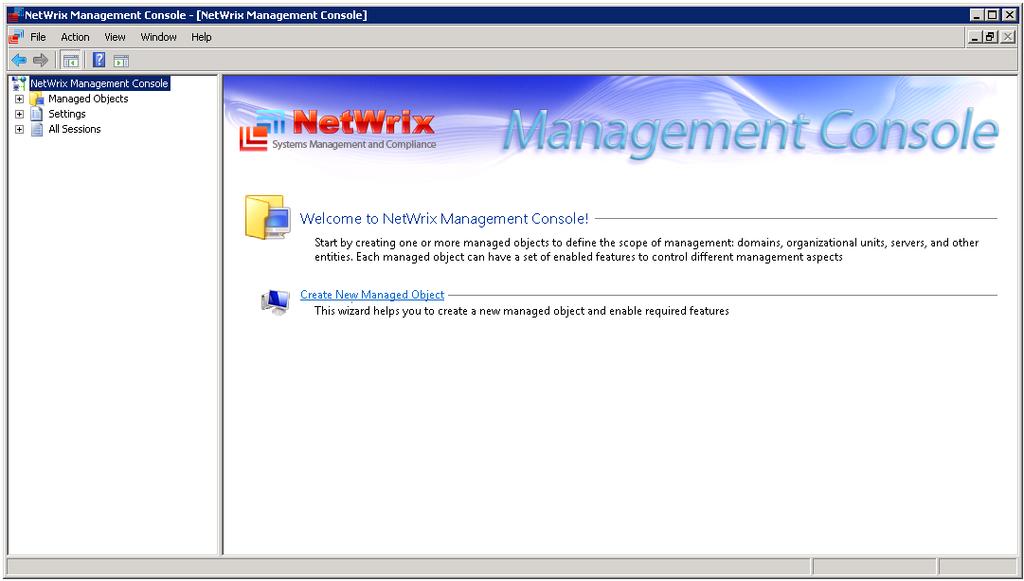 3. CONFIGURING MANAGED OBJECT NetWrix Password Expiration Notifier Administrator s Guide In the full-featured Enterprise Edition all operations are performed via NetWrix Management Console