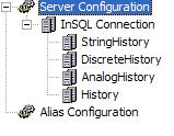 created. You can use them for logging on to the IndustrialSQL Server from the OPC HDA Server application such as (aaadmin,pwadmin) and (aauser, pwuser).