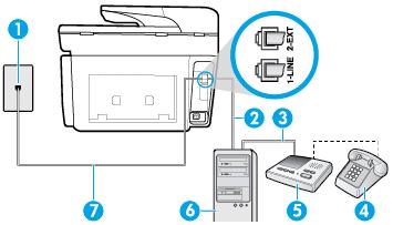 7. Change the Rings to Answer setting on the printer to the maximum number of rings supported by your printer. (The maximum number of rings varies by country/region.) 8. Run a fax test.