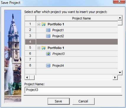 RiskyProject Enterprise User s Guide Modifying Projects To modify a project schedule, you must open it.