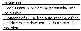 After the detection of all the printed text lines in the annotated document, the next stage involves the removal of handwritten annotations between text lines; the method below demonstrates the