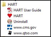System Administrator User ID : Admin1 Initial System Administrator Password: Admin1 Uninstalling the Software Windows - All Programs Complete the following steps to uninstall the HART Standalone OR