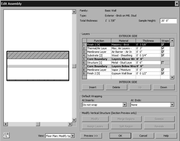Creating the First Project 3-9 Figure 3-7 The Edit Assembly dialog box with the Preview button chosen Substrate [2] - Consists of material that functions as substructure, such as foundation and
