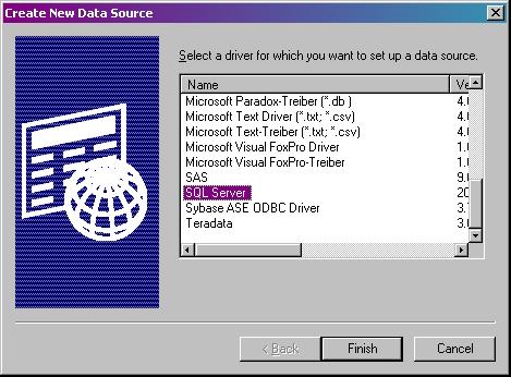 The next window allows you to enter a name for the data source,