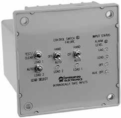 ALTERNATING RELAYS & CONTROLLERS ARM Series Process Control Equipment for Hazardous Locations 7M26 UL913 INCLUDES INTRINSICALLY SAFE INPUTS Integrated Duplex Controller SOSO Operation (Sequence-on,