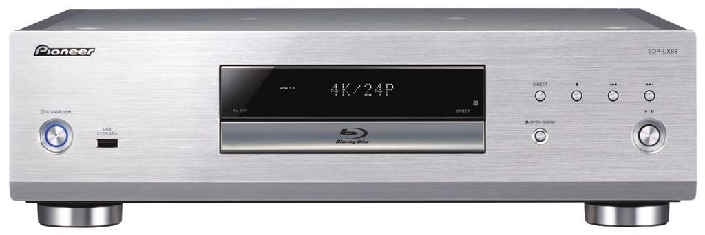 BDP--K/-S Flagship Blu-ray 3D Disc Player with Heavy and Stable Chassis, Rigid and Quiet BD Drive, 4K/60p/4:4:4/24-bit Upscaling, Precision Audio, PQLS, Dual HDMI Output, and Network Features BDP--K
