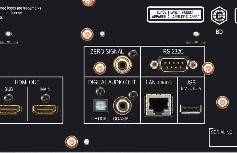 By connecting the Zero Signal Terminal with an unused audio/video input terminal of an input device such as an AV receiver, the reference level (GND) of the audio/video signals can be matched between