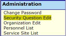 2. RESETTING PASSWORDS Setting Security Questions Florida SHOTS allows you to reset your password by