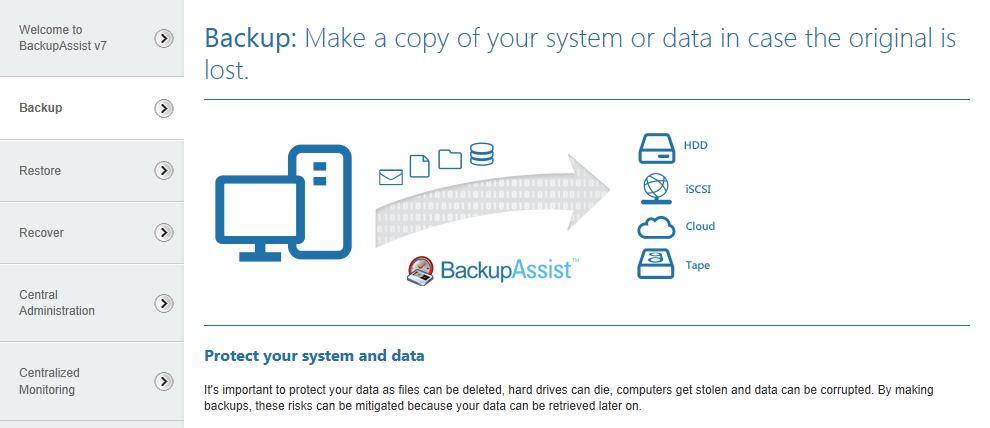 6. Support and Resources Contacting Technical Support Should you have any questions regarding either BackupAssist or the Backup tab, please email support@backupassist.