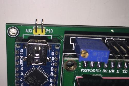 during the reset, you can add example 100uF 16V cap to it. Connect it so that + side is next to 5V pin. IMPORTANT!