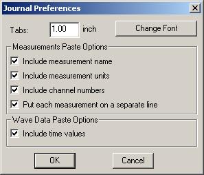 32 Biopac Student Lab 108. Check that all Measurement Paste Options are selected, as well as the Include time values option of the Wave Data Paste Options. 109.