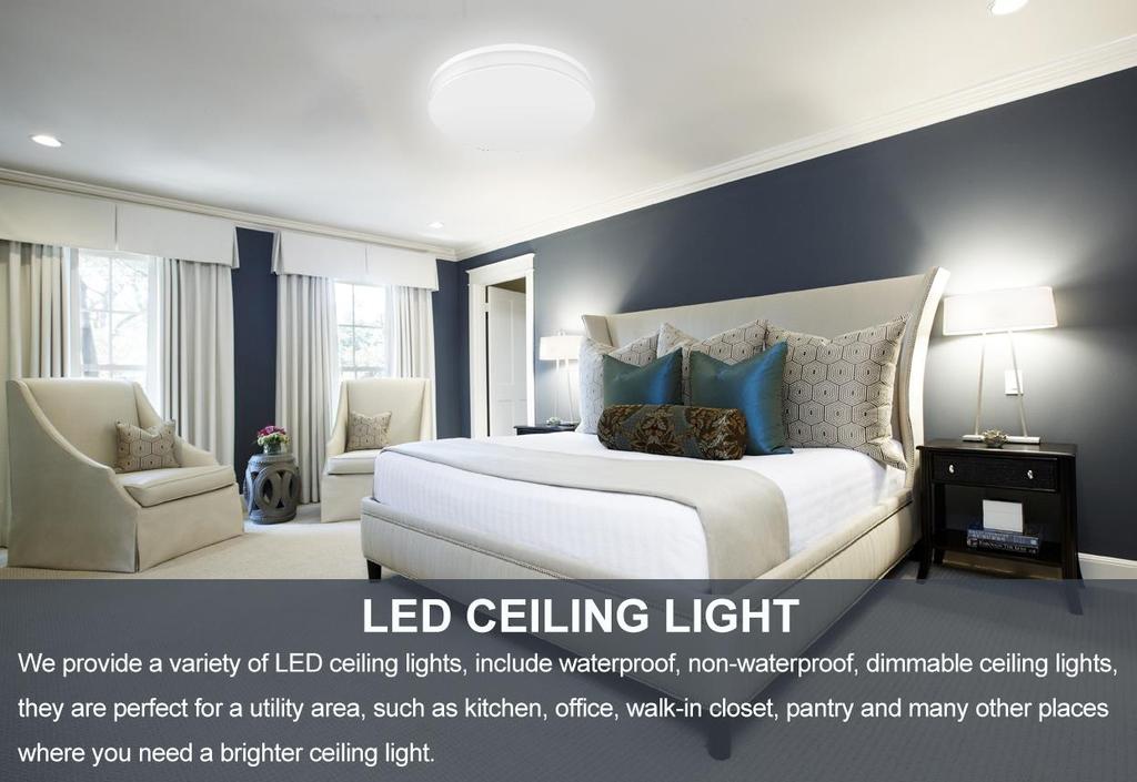 LED Ceiling Lights Enough Brightness Save