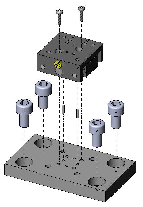 4.1.2 Mounting to an Optical Table Mounting to an optical table requires the use of the Adapter Base Plate (P/N: 430191).