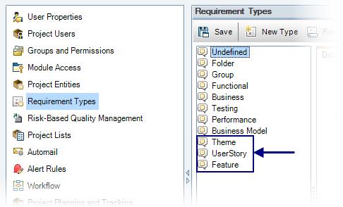 Set up Synchronizer Note: Do not base new requirement types on the Folder type. 2. Create or modify the requirement tree.