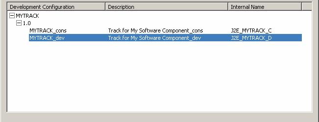 Track ID Track Name Track Description DTR URL: http://<host name>:<port>/dtr CBS URL: http://<host name>:<port> Development Configuration Path: Attention Development