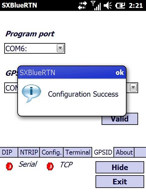 The GPSID menu of SXBlue RTN handles the setup of this utility for you.