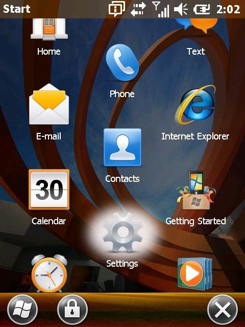 4. Initial Setup for Windows Mobile 4.