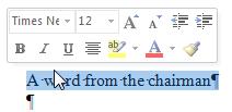 4 4 Word 2010: Basic Do it! A-1: Applying character formatting The files for this activity are in Student Data folder Unit 4\Topic A.