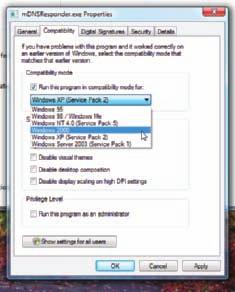 How to Install Windows Vista 585 2.2 3.1 window opens. Click the Compatibility tab (see Figure 12-38).