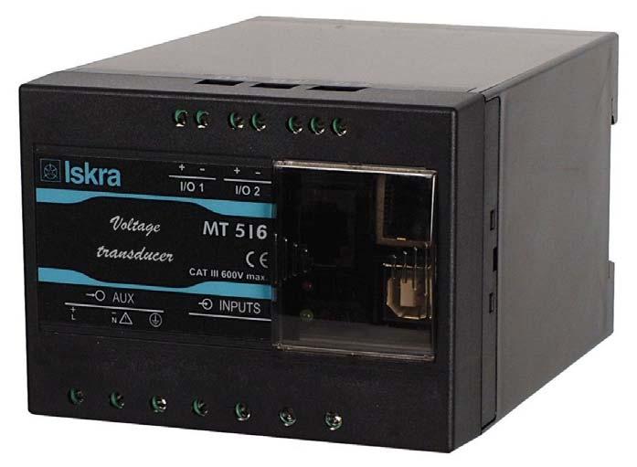 Voltage Transducer UMT516 / MT516 True RMS AC voltage measurements Voltage auto range measurements up to 600V # Wide frequency measurement range 16 400 Hz High accuracy class 0.2 (IEC-688), 0.