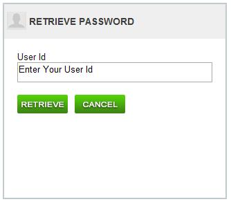 1. Forgot Password If a password is forgotten or lost, it can be retrieved by selecting the Forgot Password option from the login screen.