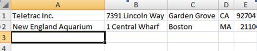 SECTION 4: CONTROL PANEL TAB FUNCTIONS ZIP CODES WITH LEADING ZEROS IN EXCEL Zip codes with leading zeroes