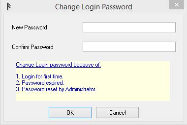 2. Enter admin for both username and password to log in for the first time. 3. You will be prompted to change the password for admin account. 4.