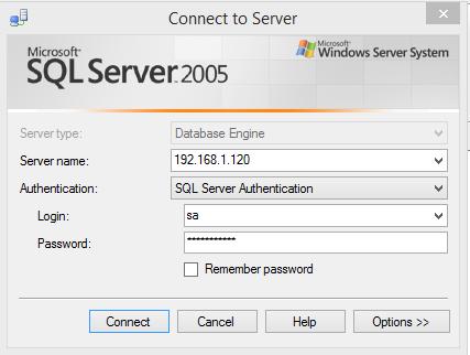 4. If SQL server is configured correctly, you