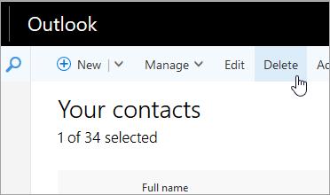 Select the contact list you want to edit, and select Edit. 4. Make the changes you want. 5. Select Save.