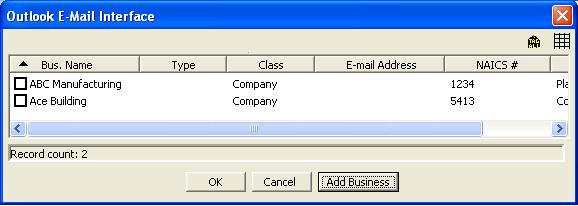 From the posting dialog box, click the Add/Search Contacts button to display the Find Contact Information dialog box. 3.