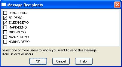 Sending Internal Messages as E-mail 1. In CDS, click the Messages button to display the Messages Inbox tab. 2.