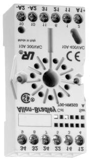 Order must be for 10 sockets or multiples of 10. 10 700-HN101 Cat. No. 700-HN126 Cat. No. 700-HN203 11-pin for use with 3PDT Bulletin 700-HA relays, -HR and -HT (OFF-Delay) timing relays.