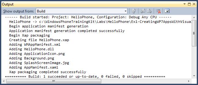 2. Select Build Solution in the Debug menu or press the SHIFT + F6 key combination to compile the projects in the solution.