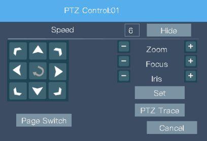 8.2.1 Close Record Click it, the DVR would stop recording. 8.2.2 Playback Refer to 7.1. 8.2.3 PTZ Setting The PTZ s function is up to the PTZ protocol, in other words, it is determined by PTZ dome that the user bought.