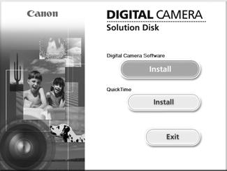 Preparing to Download Images Ensure that you install the software first before connecting the camera to the computer.