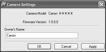 4 Change the settings of the camcorder and click [OK].