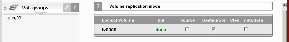 Data Server (DSS2) Destination node Address IP:192.168.0.240 2. Configure the Destination Node Now, select the Vol.